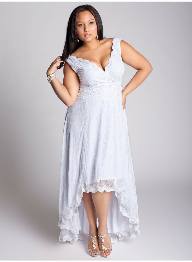 Imágenes de vestidos para una boda civil para gorditas
