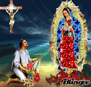 San Juan Diego y Virgen de Guadalupe