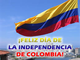 feliz día de la independencia de colombia que Dios los bendiga