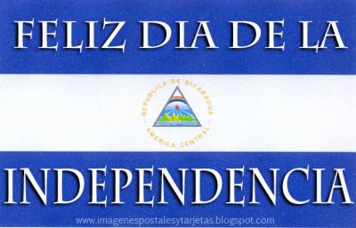 bandera de nicaragua feliz dia de la independencia
