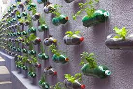 botes-plasticos-reciclados-adornos-para-el-jardin-reciclados