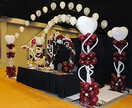 Imagenes de decoracion con globos para graduación bonitos