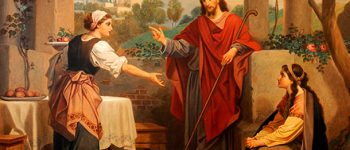Imágenes de Jesús con marta y maria para compartir