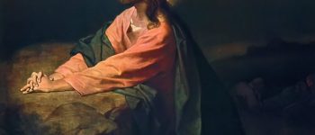 Imágenes de Jesús llorando en el huerto Getsemaní