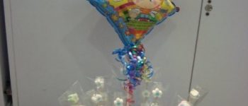 Imagenes de decoracion con globos para bautizo de una niña